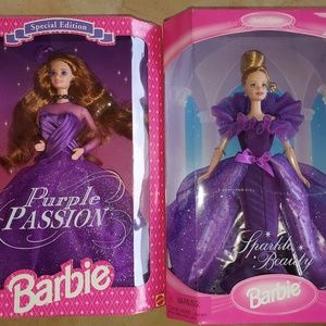 Barbie Purple Passion & Sparkle Beauty NIB